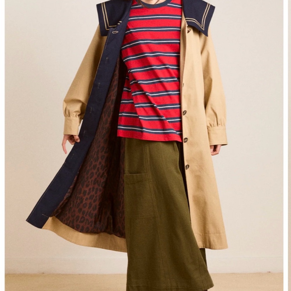 Damson Madder Ella Sailor Trench